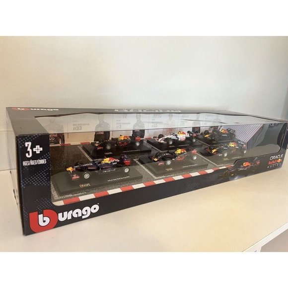 RARE Oracle Red Bull Racing Formula 1 F1 1:43 Scale Die Cast Metal 6 PACK - Picture 2 of 16